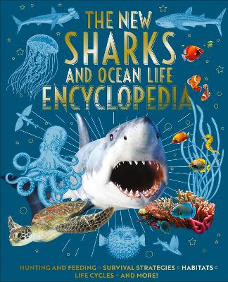 Cover of The New Sharks and Ocean Life Encyclopedia