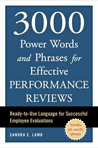 Cover of 3000 Power Words and Phrases for Effective Performance Reviews