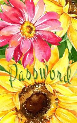 Book cover for Sunflower Password Book