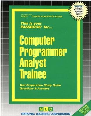 Book cover for Computer Programmer Analyst Trainee