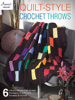 Book cover for Quilt-Style Crochet Throws