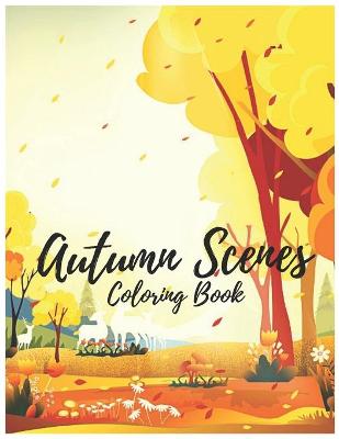 Book cover for Autumn Scenes Coloring Book