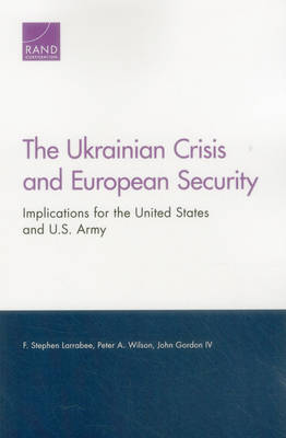Book cover for The Ukrainian Crisis and European Security