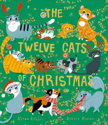 Book cover for The Twelve Cats of Christmas