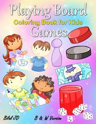 Book cover for Playing Board Games Coloring Book