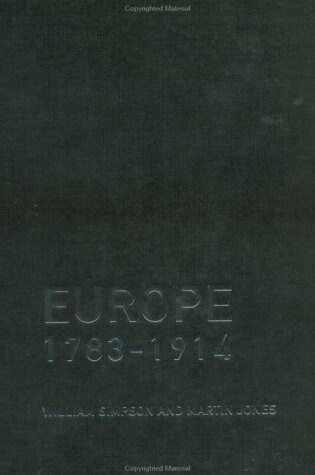 Cover of Europe 1783-1914