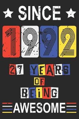 Book cover for 1992 27 Years Of Being Awesome