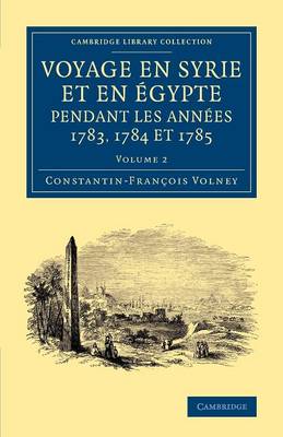 Book cover for Voyage en Syrie et en Égypte pendant les années 1783, 1784 et 1785