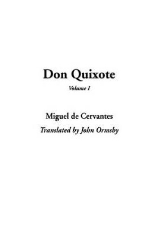 Cover of Don Quixote, V1