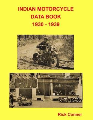 Book cover for Indian Motorcycle Data Book 1930 - 1939