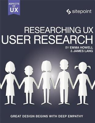 Book cover for Researching Ux: User Research