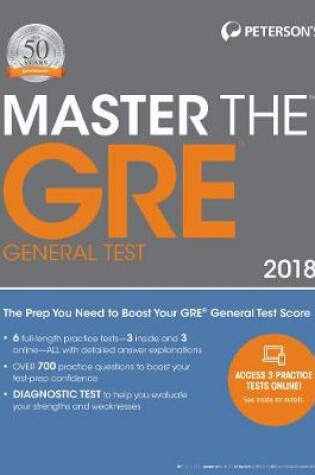 Cover of Master the GRE 2018