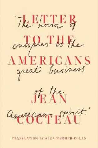 Cover of Letter to the Americans