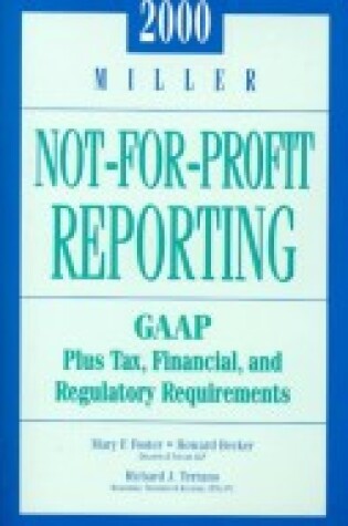 Cover of 2000 Miller Not-for-Profit Reporting
