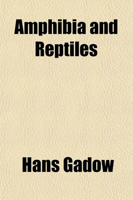 Book cover for Amphibia and Reptiles Volume 8