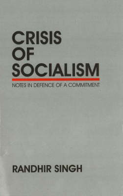 Book cover for Crisis of Socialism