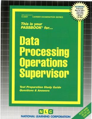 Book cover for Data Processing Operations Supervisor