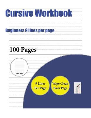 Cover of Cursive Workbook (Beginners 9 lines per page)