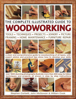 Book cover for The Complete Illustrated Guide to Woodworking