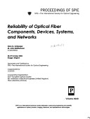 Book cover for Reliability of Optical Fiber Components, Devices, Systems and Networks