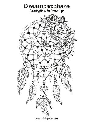 Cover of Dreamcatchers Coloring Book for Grown-Ups 1