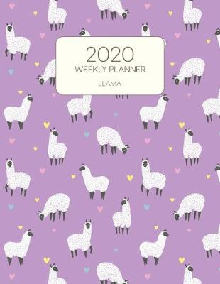 Book cover for 2020 Weekly Planner Llama