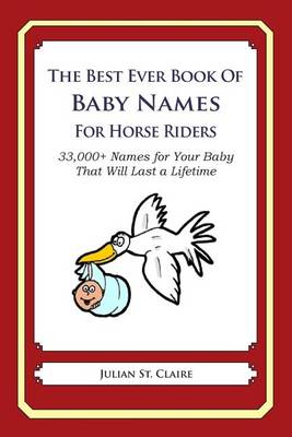 Book cover for The Best Ever Book of Baby Names for Horse Riders