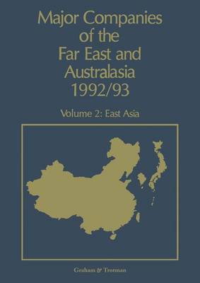 Book cover for Major Companies of the Far East and Australasia 1992/93