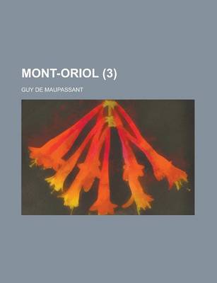 Book cover for Mont-Oriol (3)