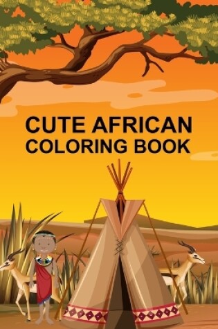 Cover of Cute African coloring book