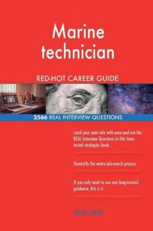 Cover of Marine technician RED-HOT Career Guide; 2566 REAL Interview Questions