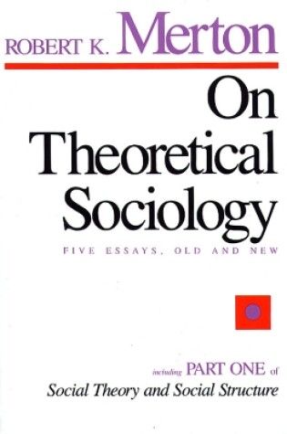 Cover of On Theoretical Sociology