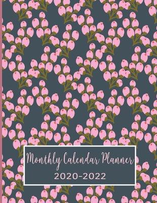 Book cover for Monthly Calendar Planner 2020-2022