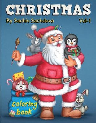 Cover of Christmas Coloring Book for Kids