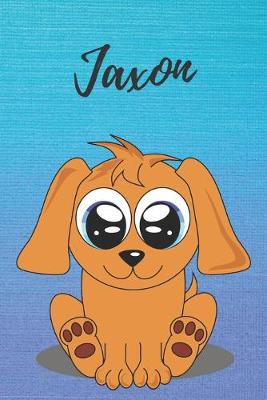 Book cover for Jaxon dog coloring book / notebook / journal / diary