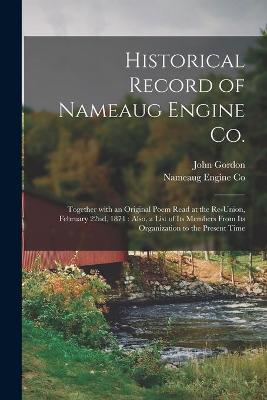 Book cover for Historical Record of Nameaug Engine Co.
