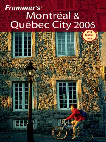 Book cover for Frommer's Montreal & Quebec City 2006