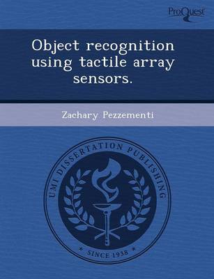 Book cover for Object Recognition Using Tactile Array Sensors