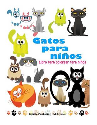 Book cover for Gatos para niños