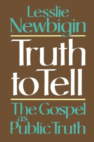 Cover of Truth to Tell