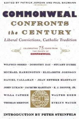 Cover of Commonweal Confronts the Century
