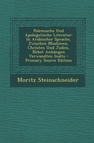 Cover of Polemische Und Apologetische Literatur