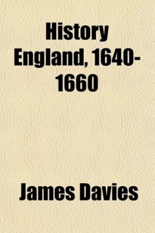 Cover of History of England, 1640-1660