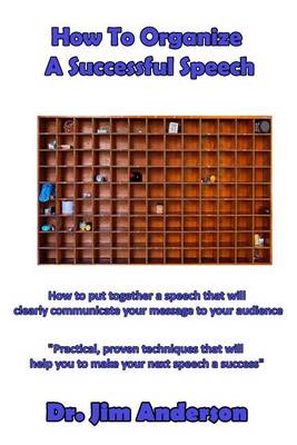 Book cover for How To Organize A Successful Speech