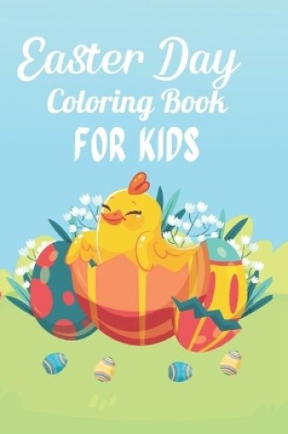 Cover of Easter day coloring book for kids