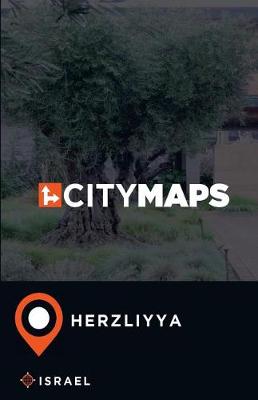 Book cover for City Maps Herzliyya Israel