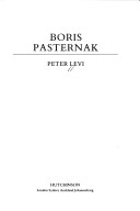 Book cover for Boris Pasternak