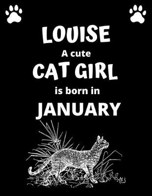 Book cover for LUISE a cute cat girl is born in January