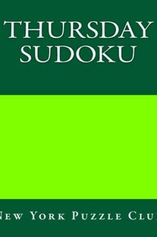 Cover of Thursday Sudoku