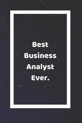 Book cover for Best Business Analyst Ever